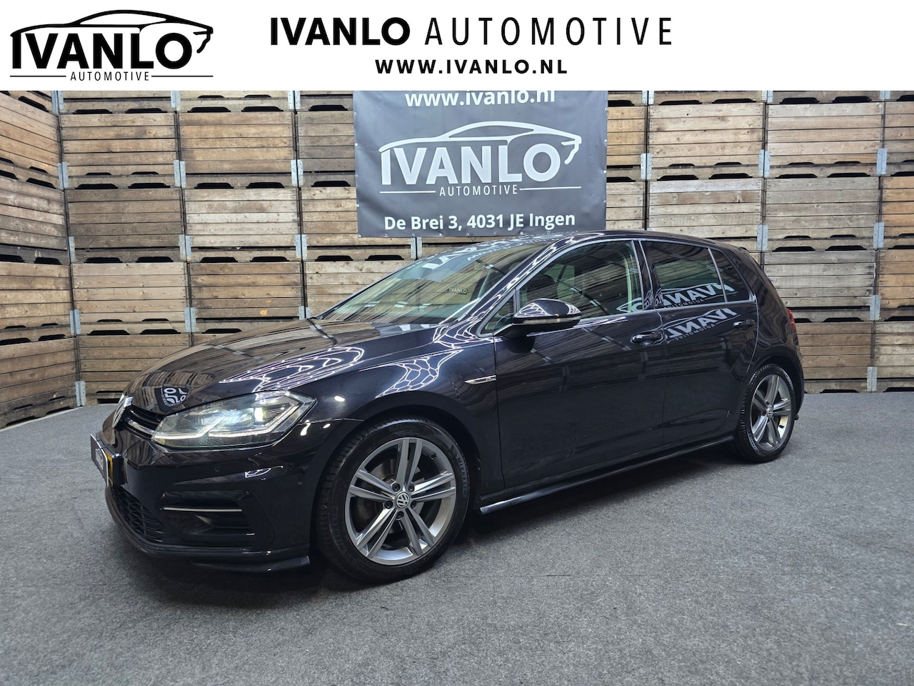 Volkswagen Golf - 1.4 TSI R-Line Highline VCP LED Matrix Clima Carplay Navi 17"LM - AutoWereld.nl