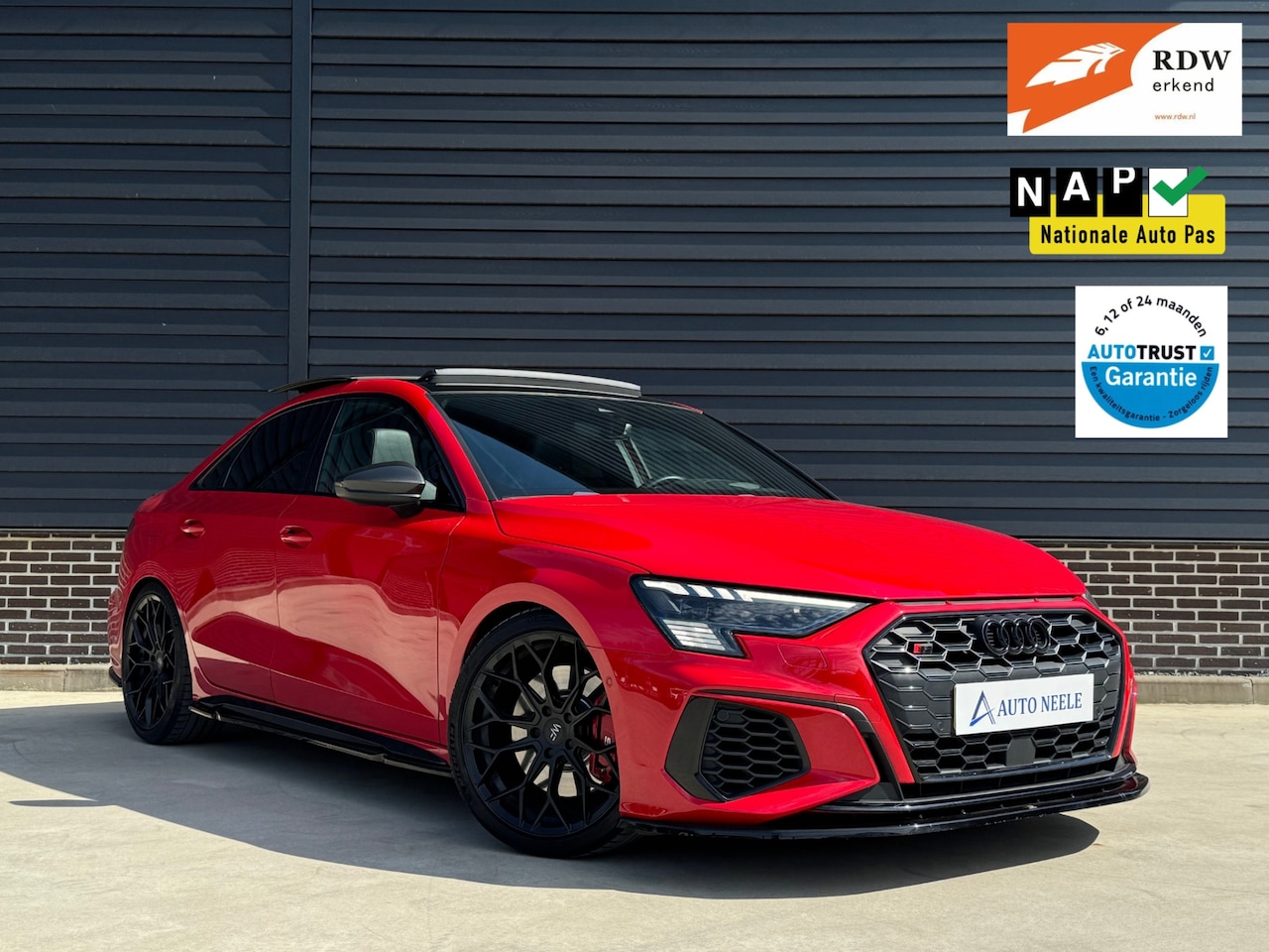 Audi A3 Limousine - 2.0 TFSI S3 quattro NAP, PANO, Massage, B&O, Dodehoek - AutoWereld.nl