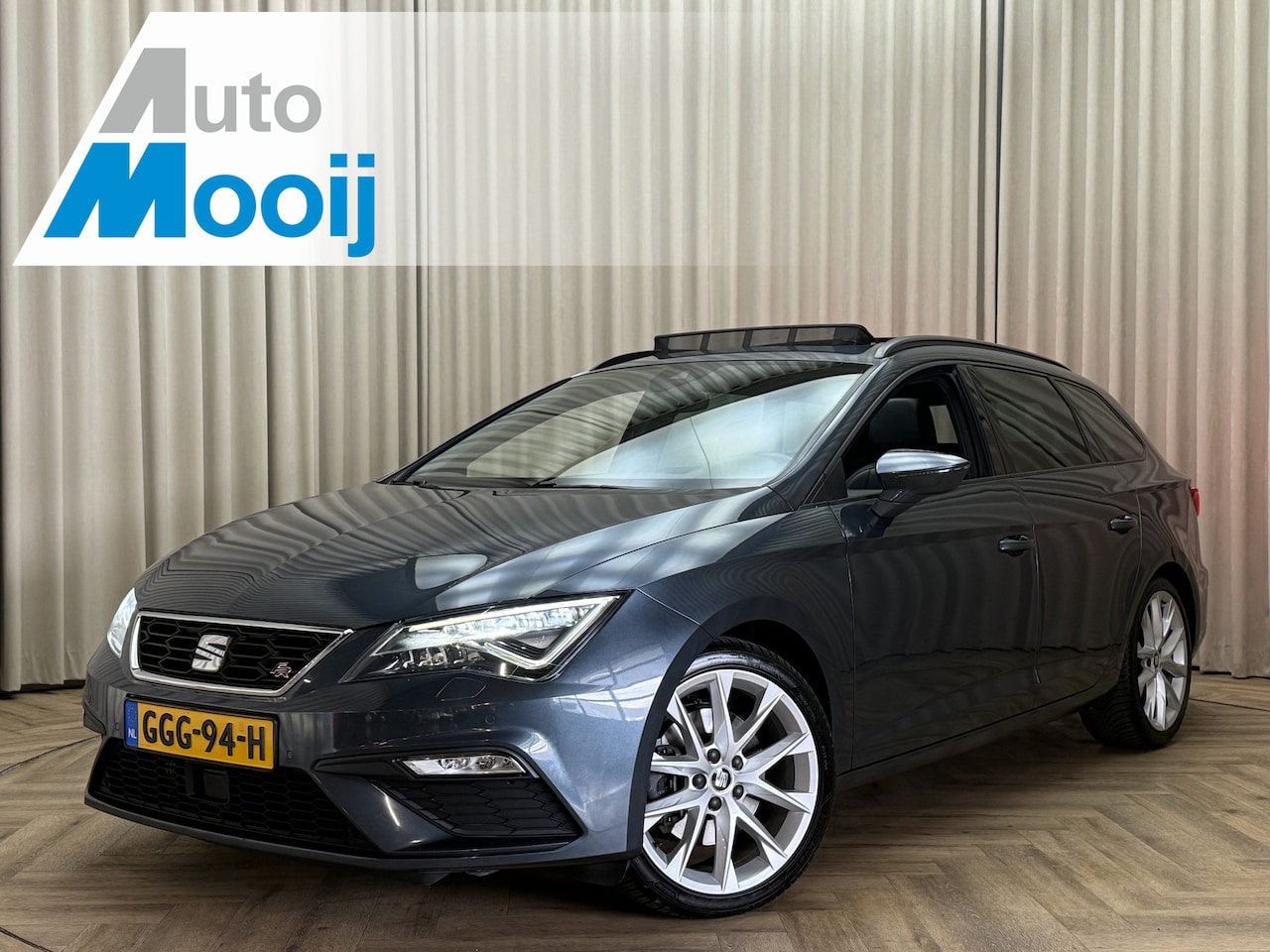 SEAT Leon ST - 2.0 TSI FR 191 PK Panoramadak / Beats / Virtual / Leder / Adapt. Cruise / LED / Keyless / - AutoWereld.nl