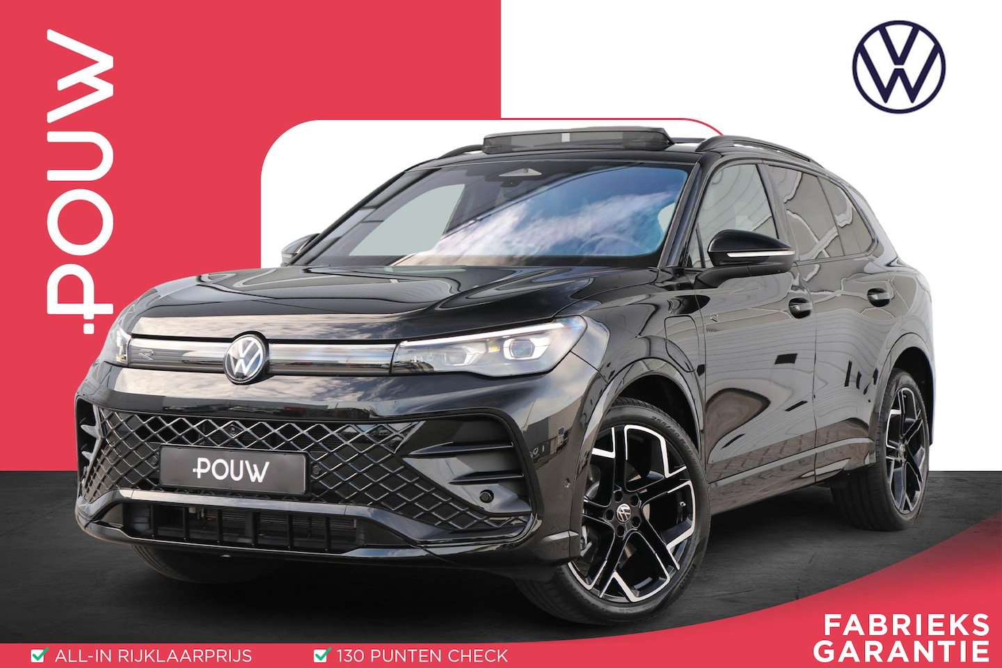 Volkswagen Tiguan - 1.5 eHybrid 272pk R-Line Edition | Trekhaak | Panoramadak | Stoelverwarming / Ventilatie | - AutoWereld.nl