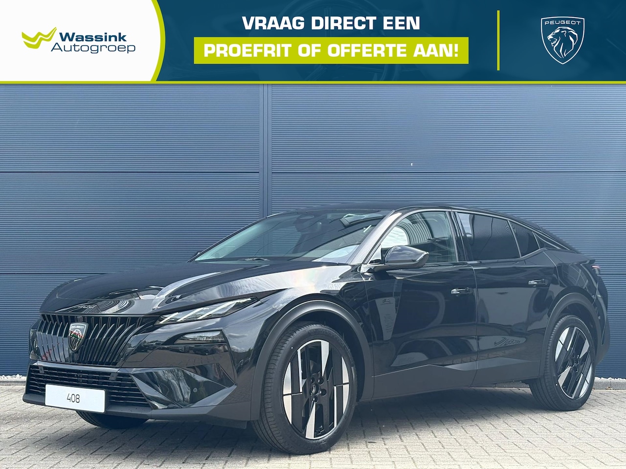 Peugeot 408 - 1.2 Hybrid 145PK e-DCS6 Allure | 360 Camera | Stoel & Stuur-verwarming | Apple Carplay & A - AutoWereld.nl