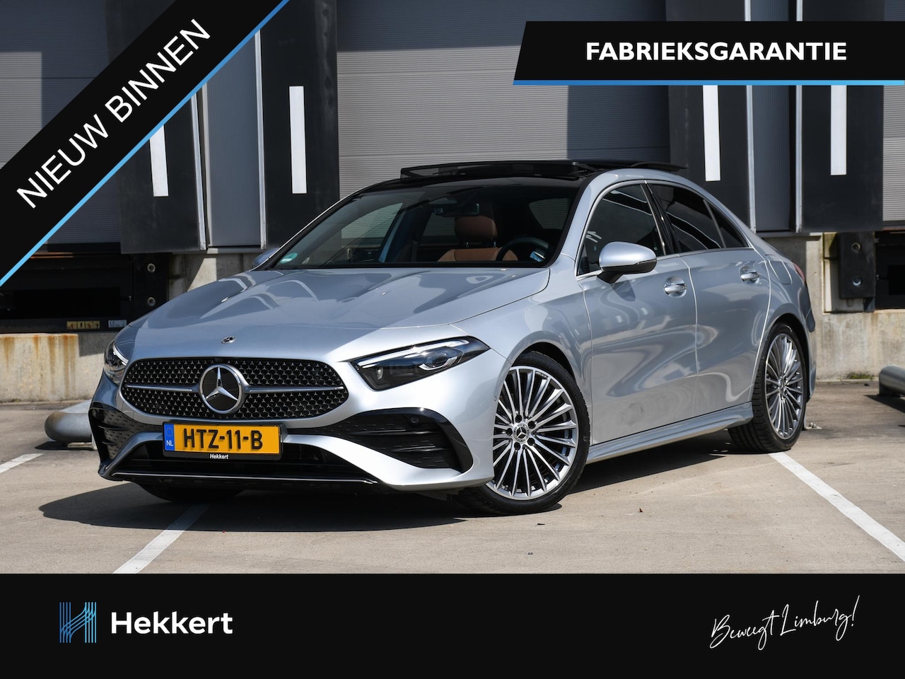 Mercedes-Benz A-klasse - AMG Line 180 Star Edition 136pk Automaat SCHUIF-DAK | COGNAC LEDER | 19''LM | ADAPT. CC | - AutoWereld.nl