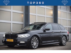 BMW 5-serie Touring - 520i High Ex. M-Sport | Pano | Leer | El. Trekhaak | OrigNL | NAP