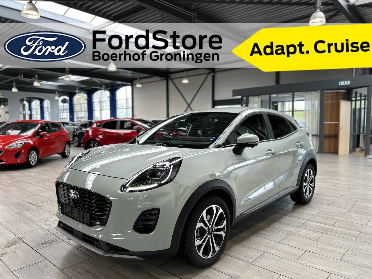 Ford Puma - EcoBoost Hybrid 125pk Titanium | Winterpack | Adapt. Cruise | Dodehoek detectie | 360 Came - AutoWereld.nl