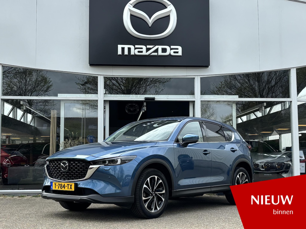 Mazda CX-5 - 2.0 e-SkyActiv-G M Hybrid 165 Exclusive-Line NL-Auto, 1e Eig., Dealer Onderh.  Navigatie, - AutoWereld.nl
