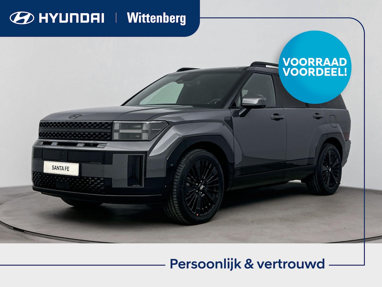 Hyundai Santa Fe - 1.6 T-GDI PHEV Black Line 4WD 7p. | 20 inch Lichtmetalen velgen | Lederen bekleding | Stuu - AutoWereld.nl