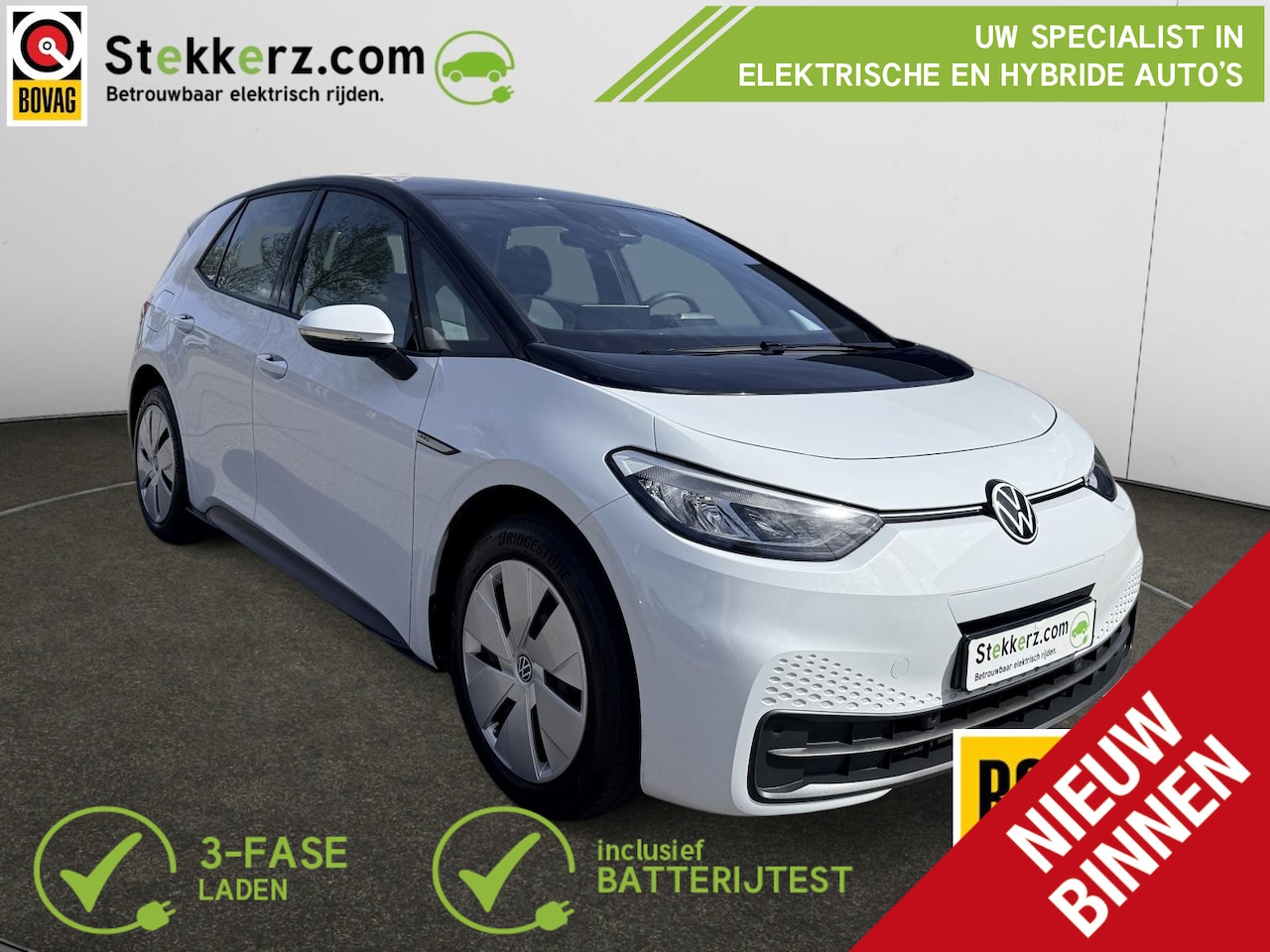 Volkswagen ID.3 - Pro 58 kWh | All-in prijs incl. 12 mnd BOVAG garantie | SOH 95,3% | Lage km stand - AutoWereld.nl