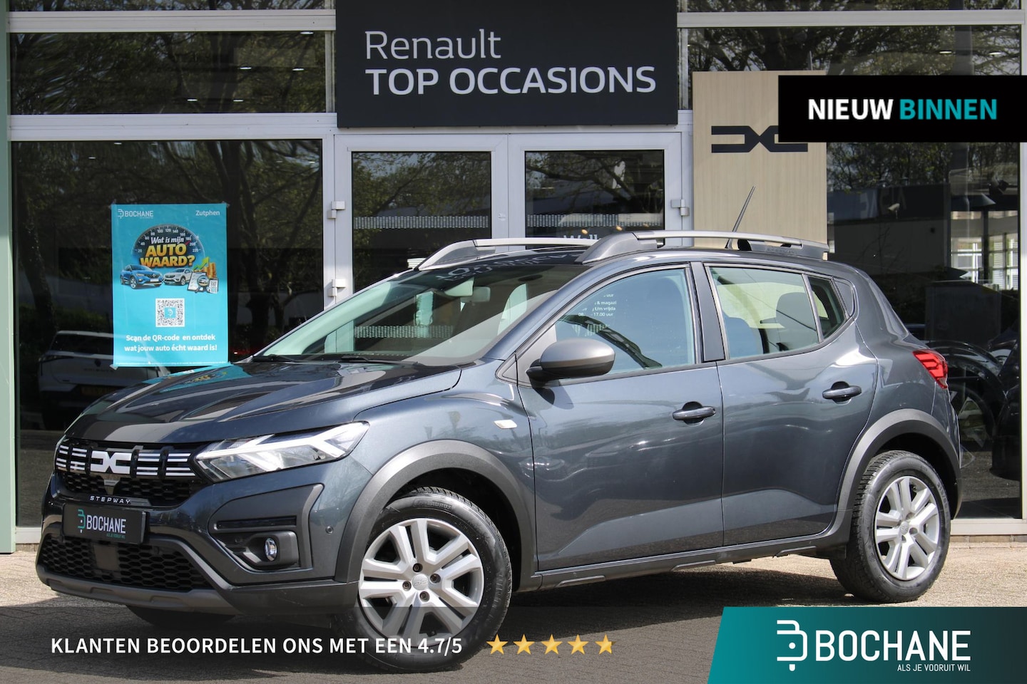 Dacia Sandero Stepway - 1.0 TCe 90 Comfort | Automaat | Cruise Control | Dodehoek Detectie - AutoWereld.nl