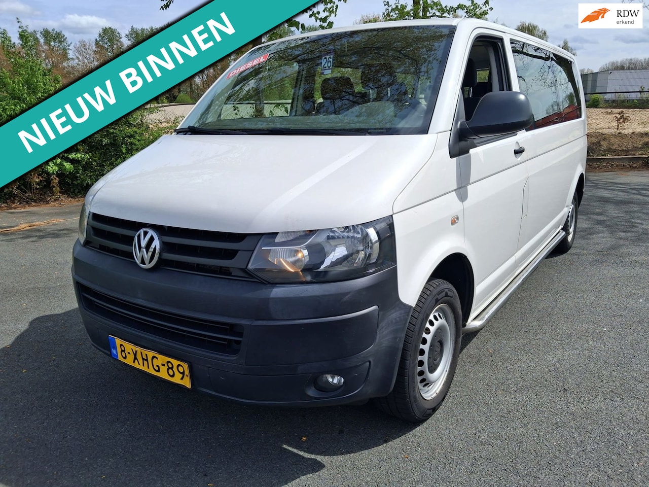 Volkswagen Transporter Kombi - 2.0 TDI L2H1 BM Comfortline 9 PERSONEN UITVOERING GEWOON SUPER MOOIE BUS MET AIRCO - AutoWereld.nl
