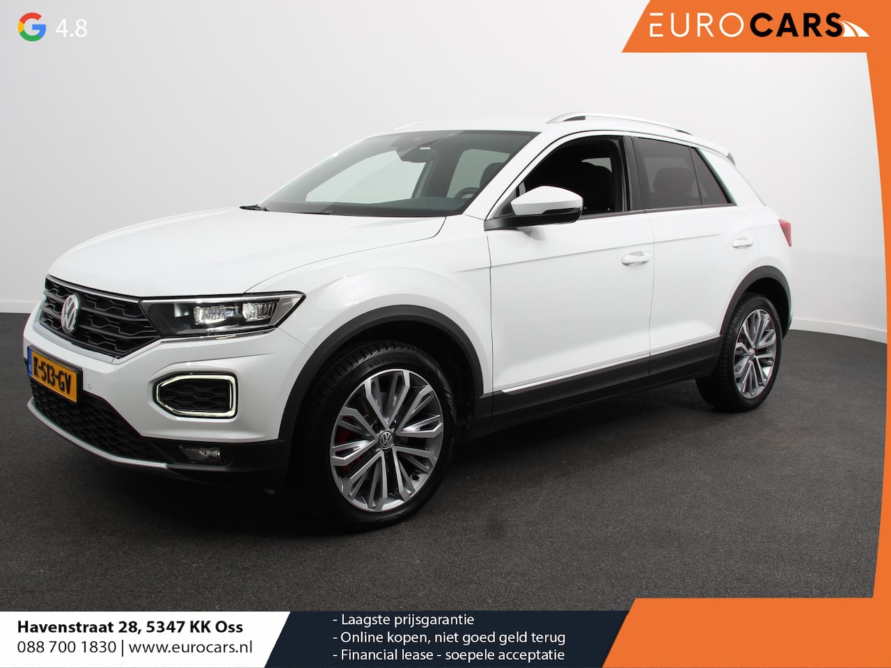 Volkswagen T-Roc - 1.5 TSI Sport R-Design Automaat Navigatie Stoelverwarming Afneembare trekhaak Sfeerverlich - AutoWereld.nl