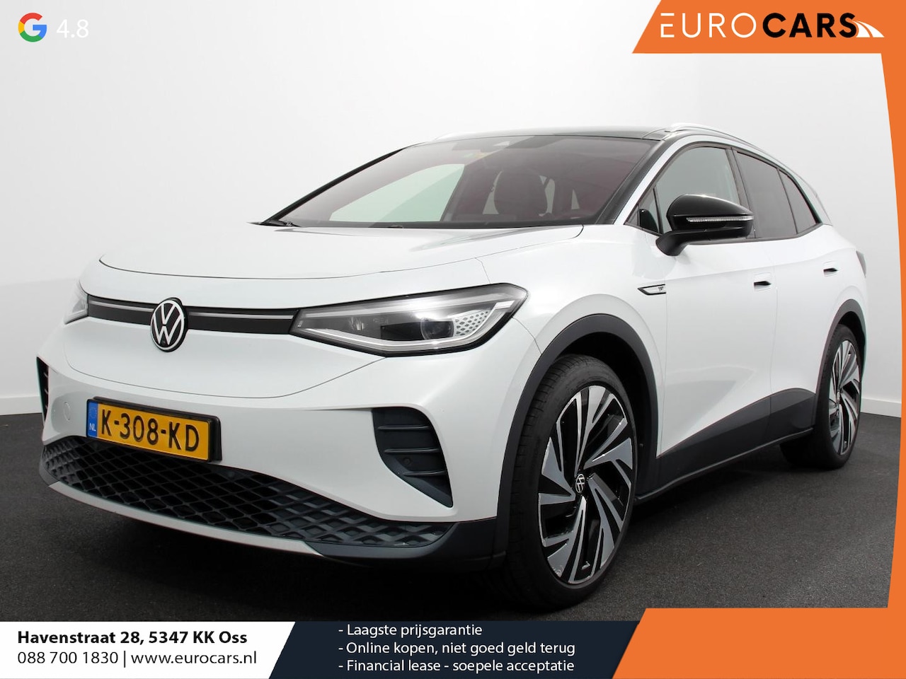 Volkswagen ID.4 - 204pk Panorama dak Navigatie Climate Control Parkeer Sensoren Lichtmetalen velgen - AutoWereld.nl