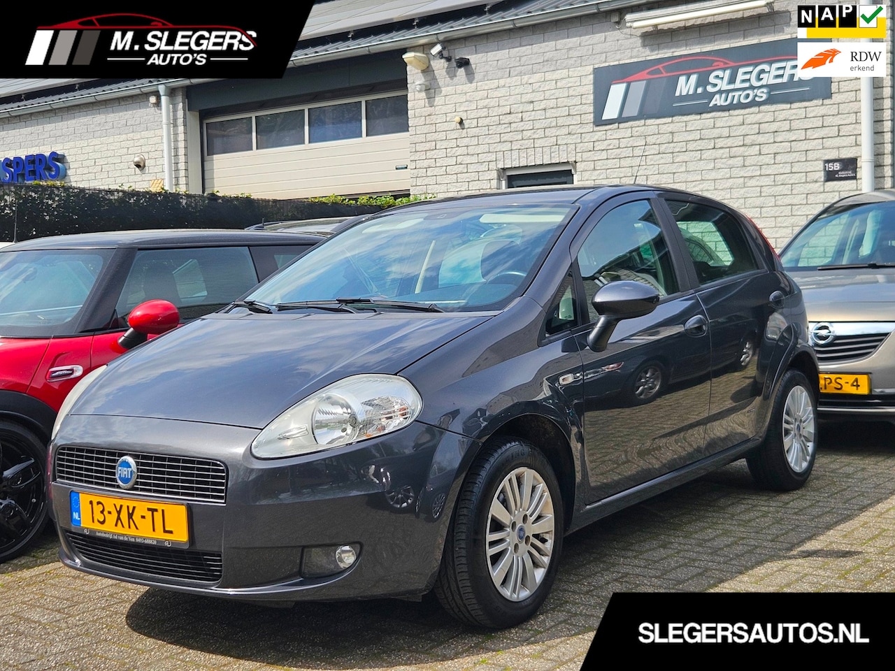 Fiat Grande Punto - 1.4 Dynamic*Airco*Cruise*Riem vv*APK 2027 - AutoWereld.nl