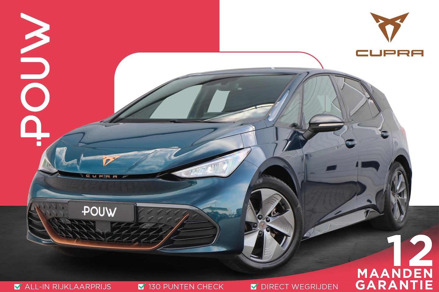 CUPRA Born - 204pk Business 62 kWh | SoH 94% | Navigatie | 360 Camera | Full link | Cruise Control - AutoWereld.nl