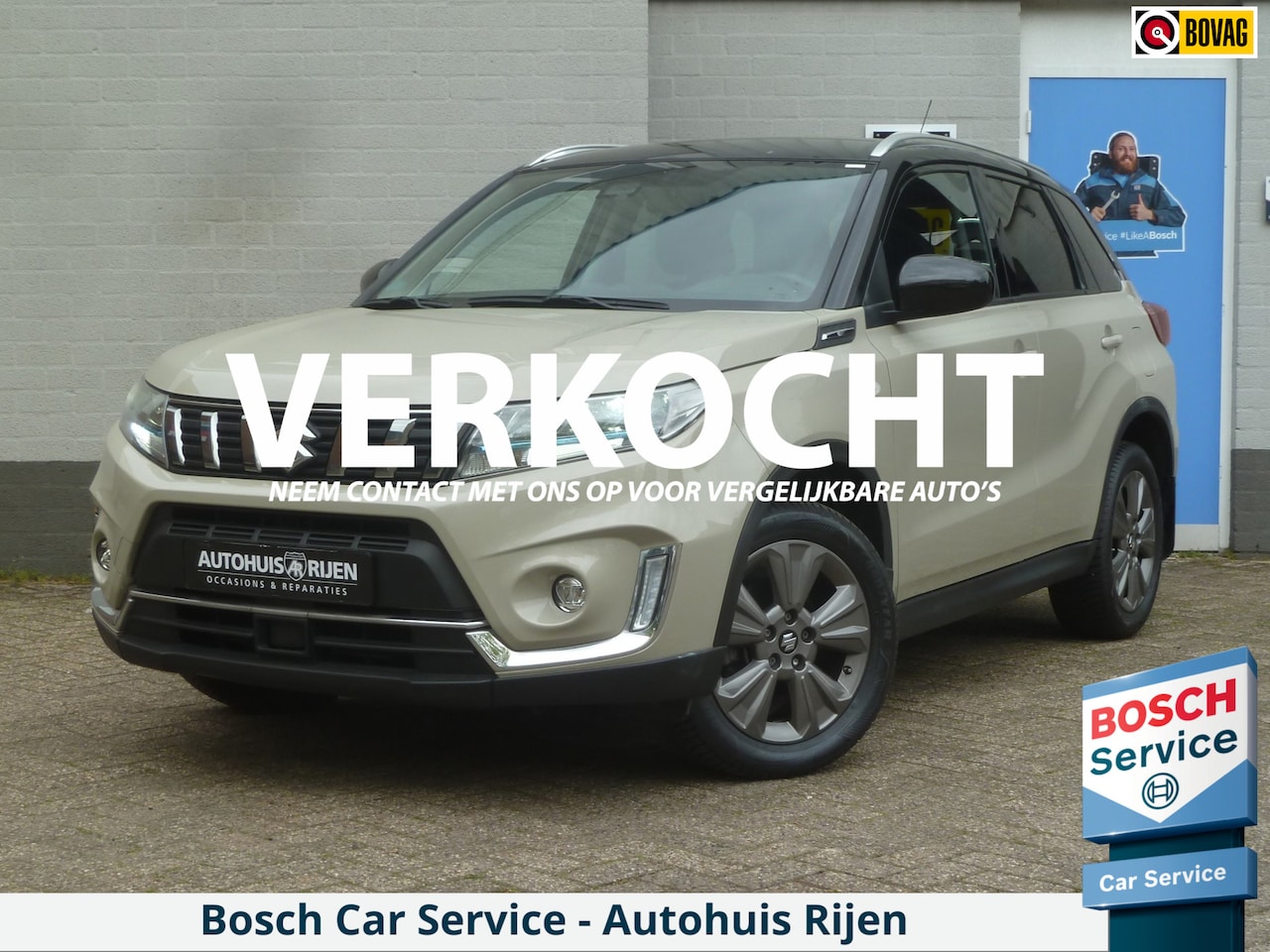 Suzuki Vitara - 1.5 Hybrid Select|Two-Tone|Adaptive-Cruise|Camera|Stoelverwarming|Trekhaak|Blindspot|22.00 - AutoWereld.nl