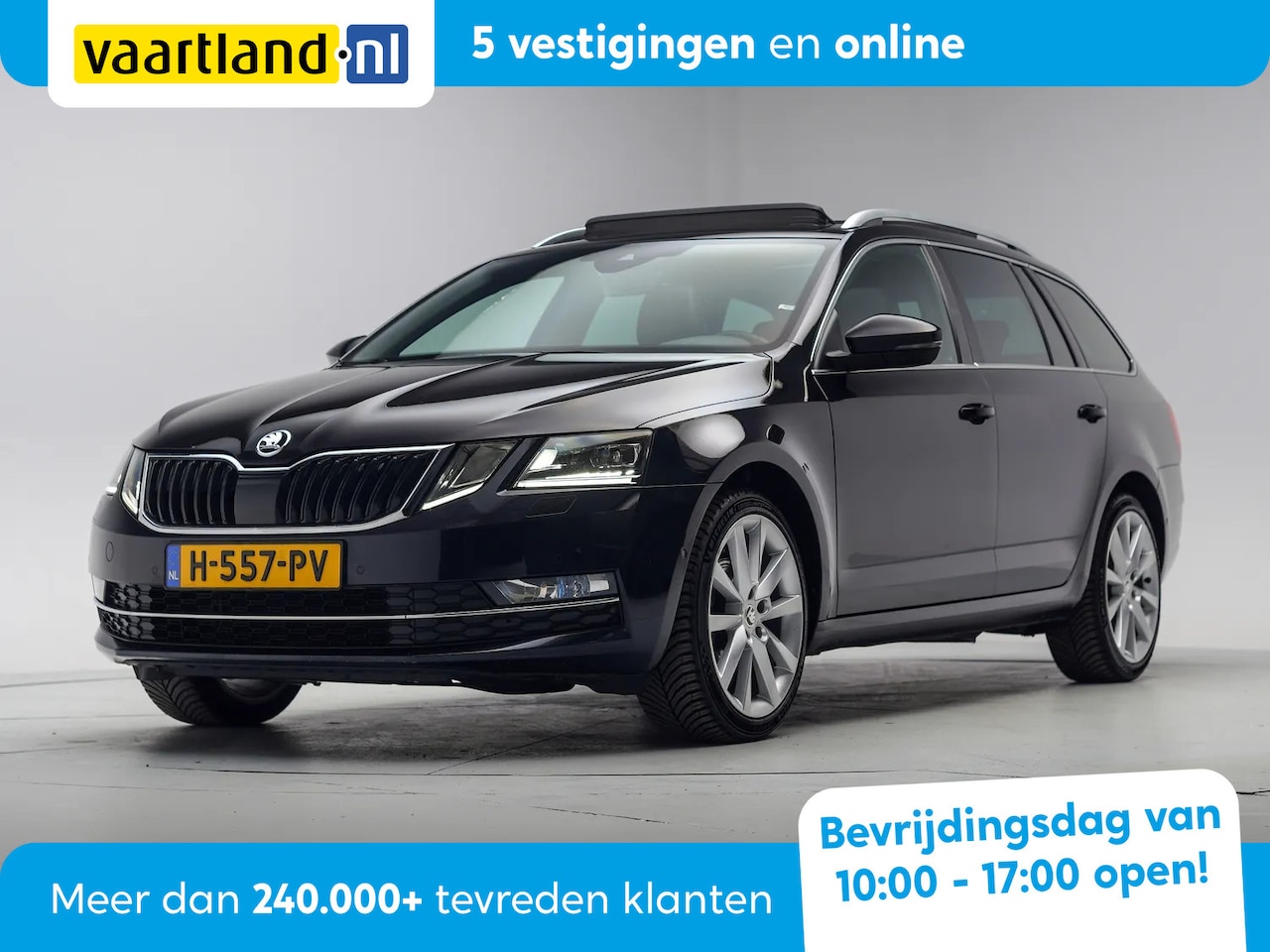 Skoda Octavia Combi - 1.5 TSI 150pk Business Edition Plus Aut. [ Panorama Leder Trekhaak LED ] - AutoWereld.nl