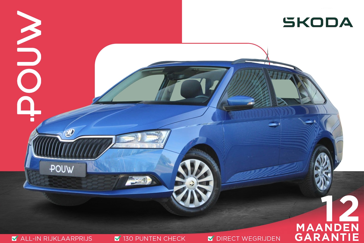 Skoda Fabia Combi - 1.0 TSI 95pk Ambition | Parkeersensoren Achter | Airco | Navigatie | Apple CarPlay/ Androi - AutoWereld.nl