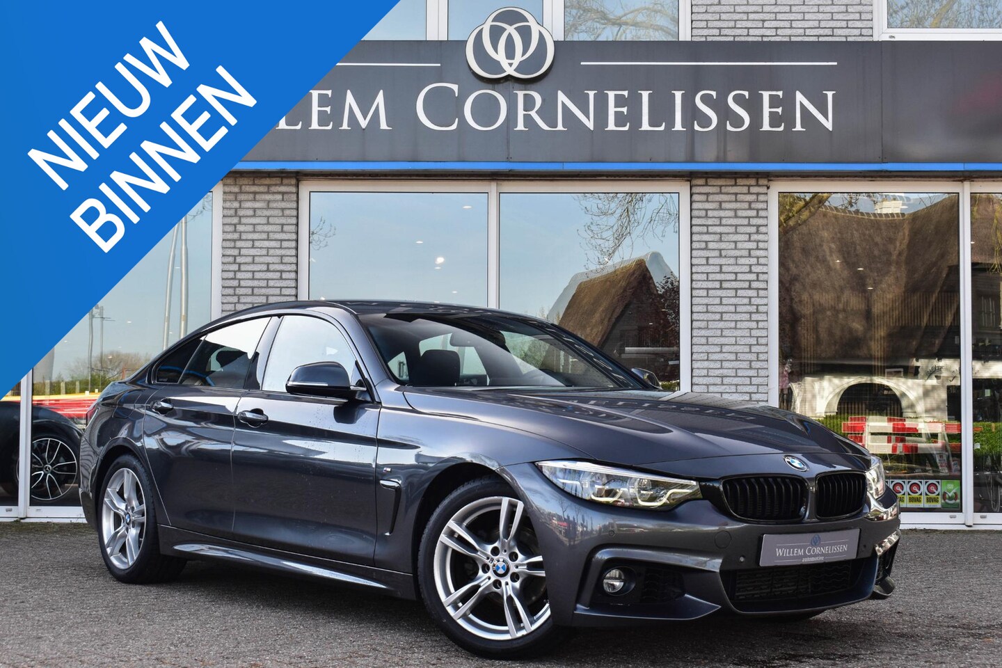 BMW 4-serie Gran Coupé - 418i M-Sport High Executive Edition Leder Navi Pro - AutoWereld.nl