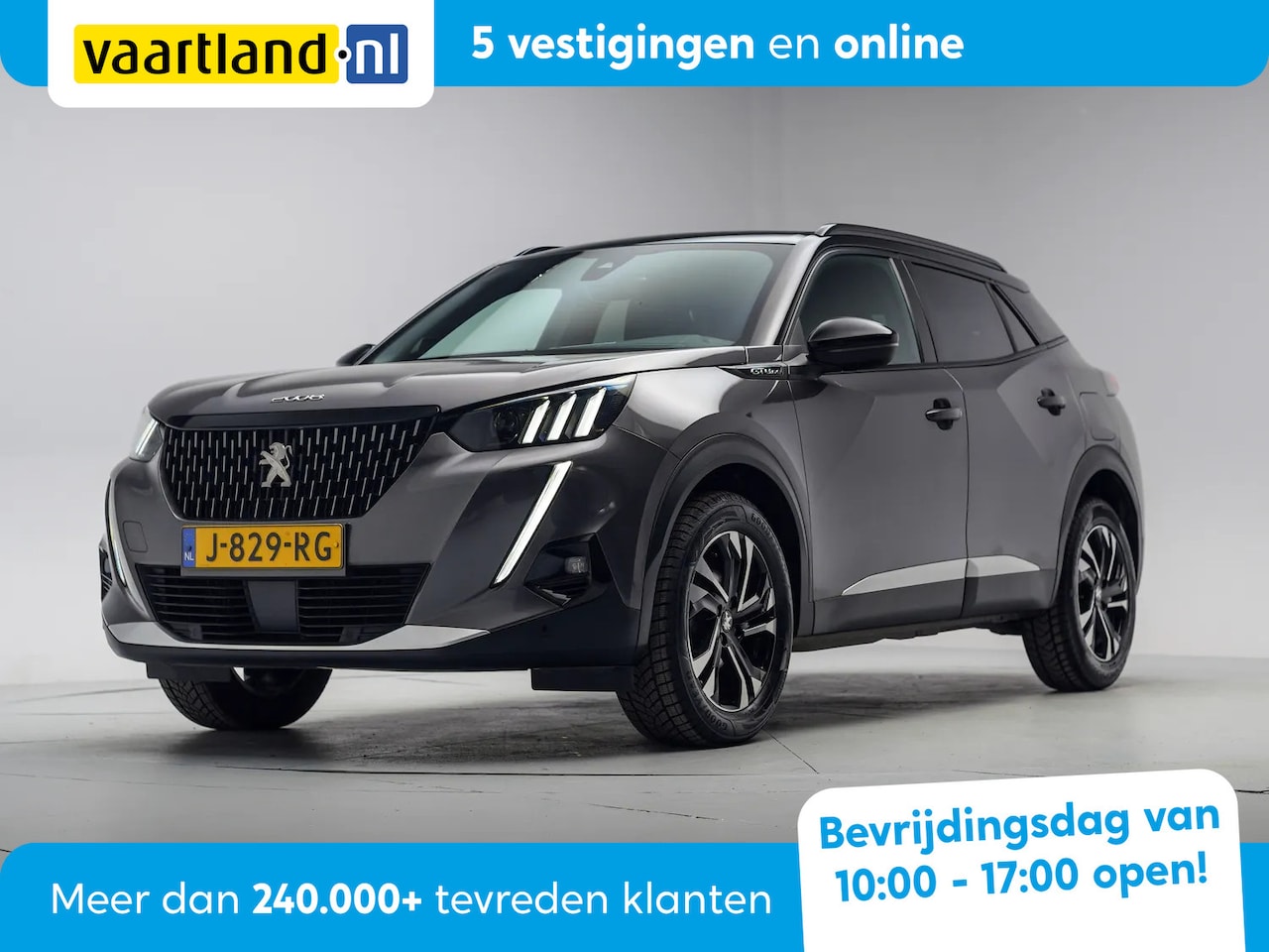 Peugeot 2008 - 1.2 PT 130pk GT-Line Aut. [ LED Navi Camera Trekhaak ] - AutoWereld.nl