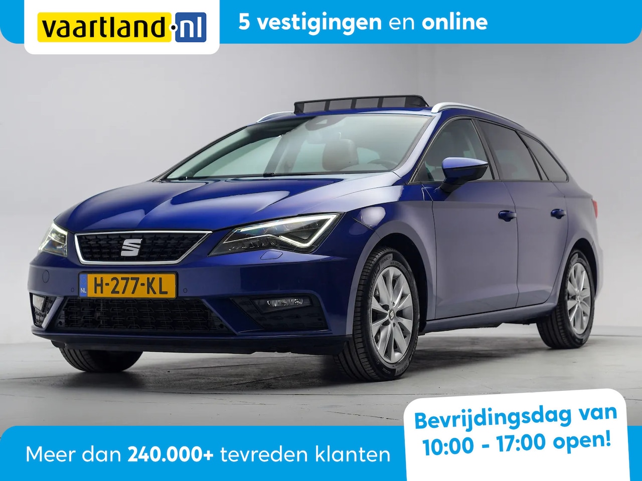 SEAT Leon - 1.5 TSI Style Ult.Ed [ Panoramadak apple / Android Camera Half - leder ] - AutoWereld.nl