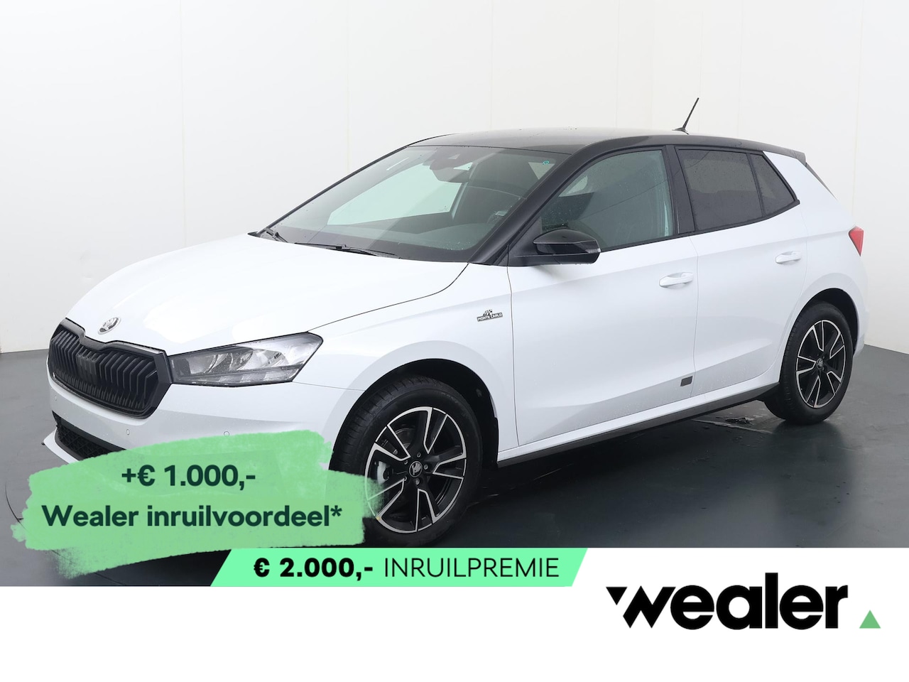 Skoda Fabia - Monte Carlo 1.0 TSI 95 PK | 17" Lichtmetalen velgen | Verwarmbare voorstoelen | Apple Carp - AutoWereld.nl