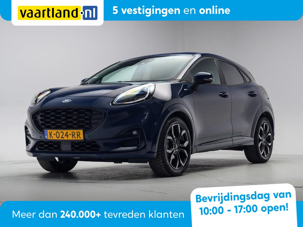 Ford Puma - 1.0 EcoBoost Hybrid 155pk ST-Line X [ Apple / Android LED Navi B&O Stoelverwarming ] - AutoWereld.nl