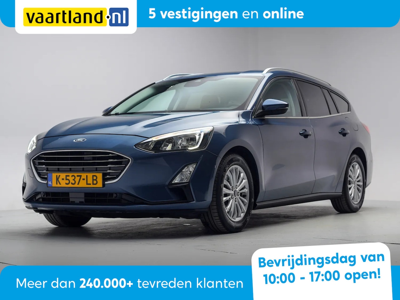 Ford Focus - 1.0 EcoBoost Titanium X Business Aut. [ Navi B&O Adapt.cruise Digi-dash ] - AutoWereld.nl