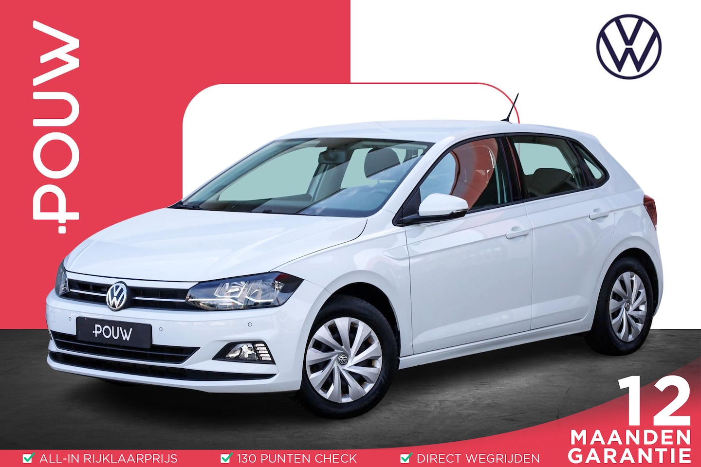 Volkswagen Polo - 1.0 TSI 95pk Comfortline | Adaptive Cruise | Parkeersensoren | Navigatie - AutoWereld.nl