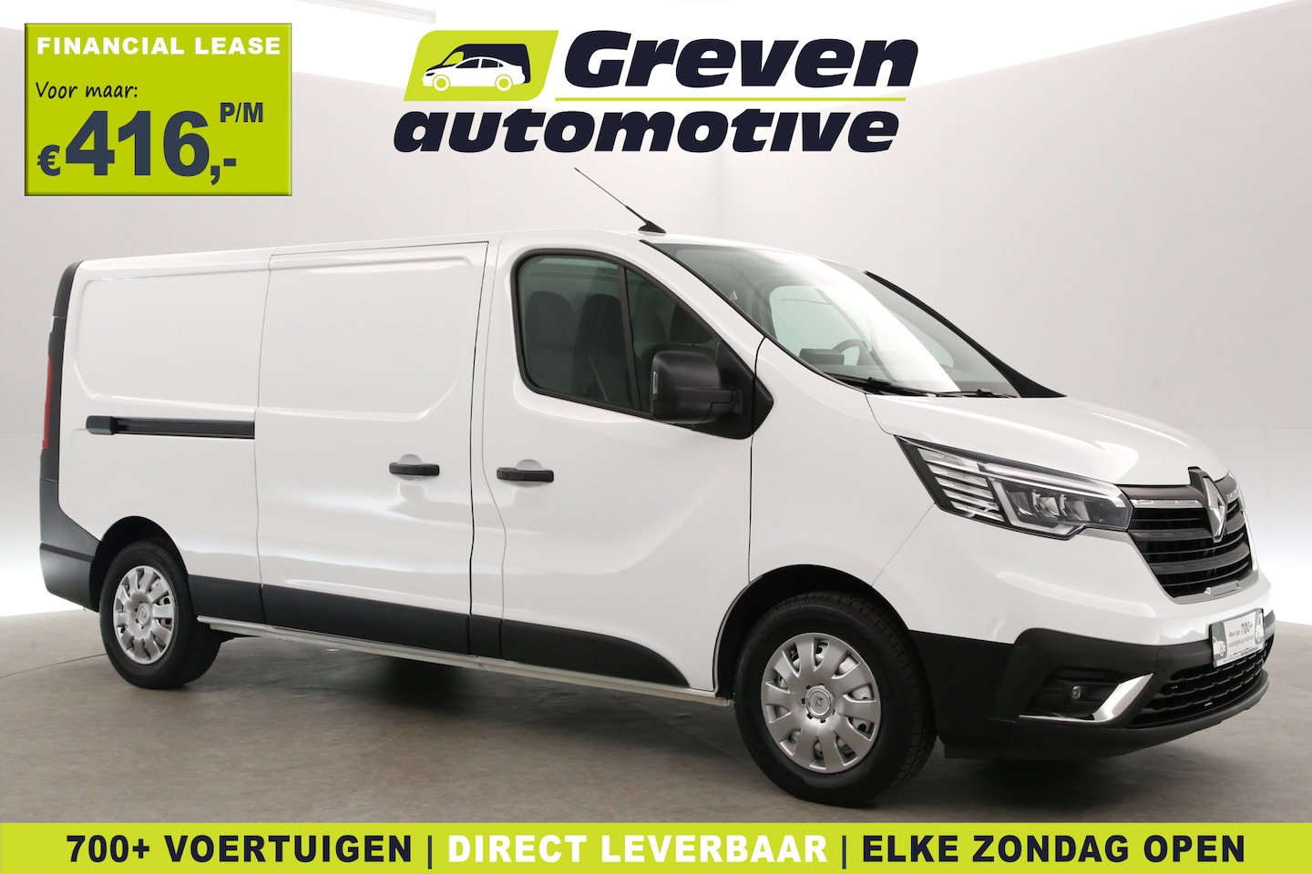 Renault Trafic - 2.0 DCI L2H1 | Airco | Cruise | Carplay | 3 Zits | LED | Navi | Parkeersens. - AutoWereld.nl