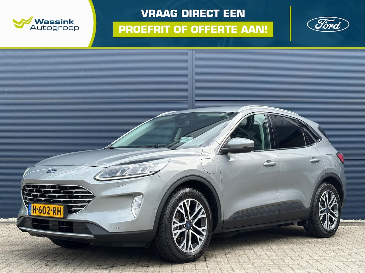 Ford Kuga - 2.5 PHEV e-CVT 225pk Titanium X | Navigatie | Climate control | Camera | Stuur/stoel verwa - AutoWereld.nl