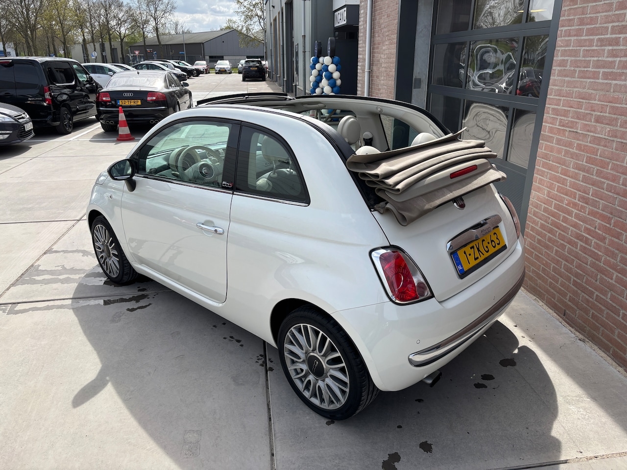 Fiat 500 C - 0.9 TwinAir Turbo Cult | Org-NL Auto. Cabrio. Leder. Xenon. Lage km. 1e eig.
