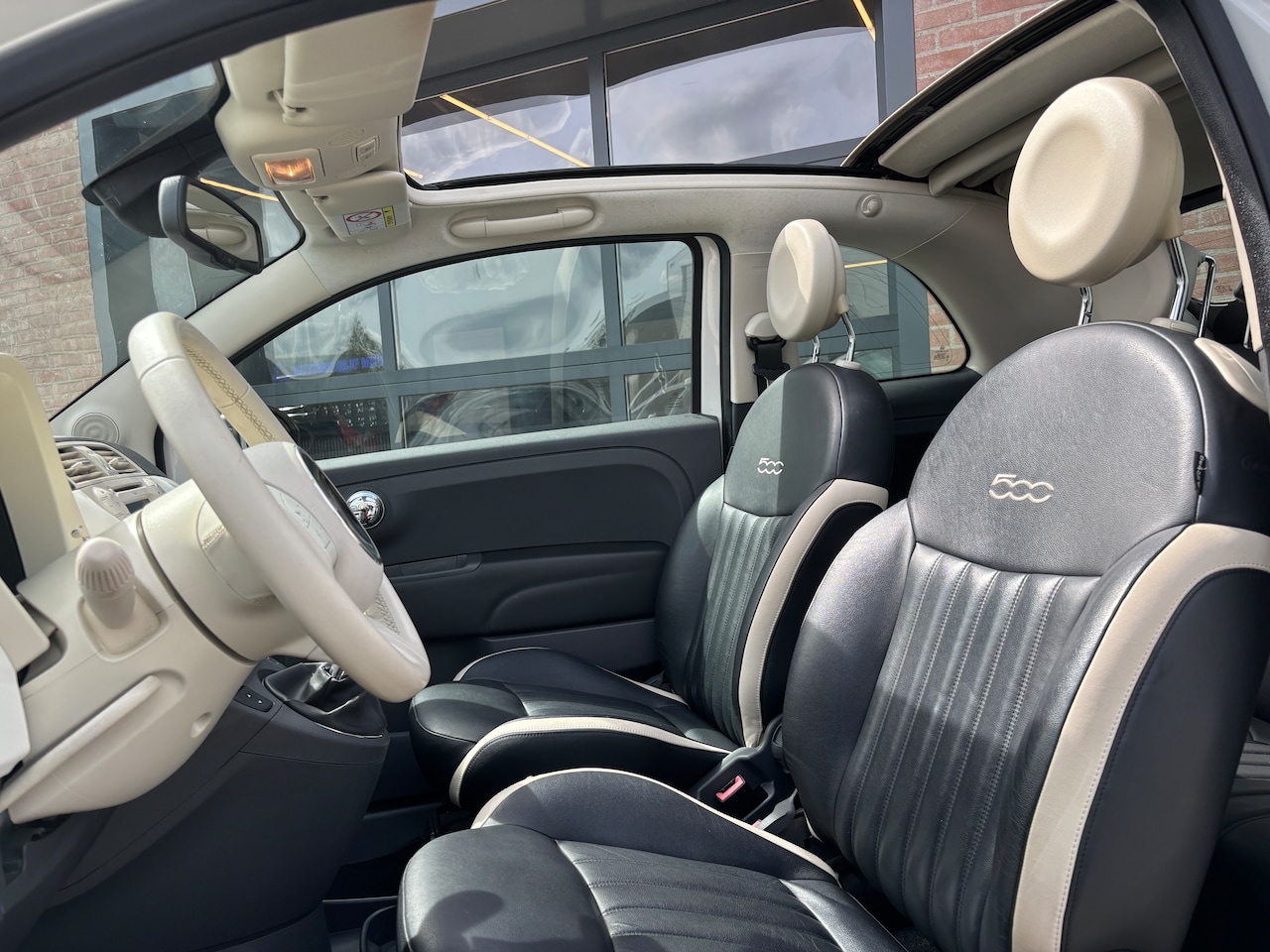 Fiat 500 C - 0.9 TwinAir Turbo Cult | Org-NL Auto. Cabrio. Leder. Xenon. Lage km. 1e eig.