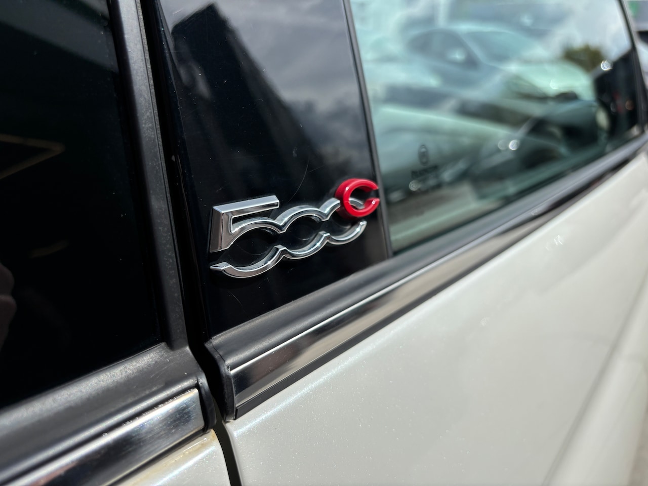 Fiat 500 C - 0.9 TwinAir Turbo Cult | Org-NL Auto. Cabrio. Leder. Xenon. Lage km. 1e eig.