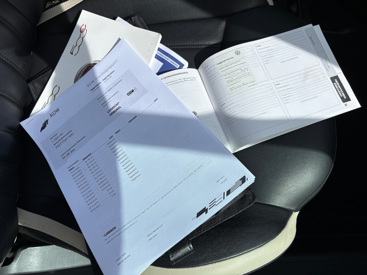 Fiat 500 C - 0.9 TwinAir Turbo Cult | Org-NL Auto. Cabrio. Leder. Xenon. Lage km. 1e eig.