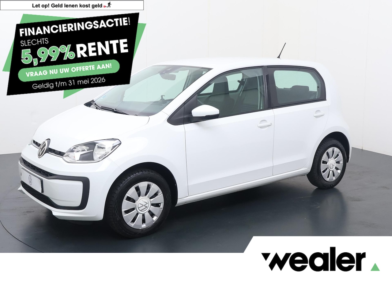Volkswagen Up! - 1.0 | 65 PK | Airco | Lane assist | DAB+ radio | - AutoWereld.nl