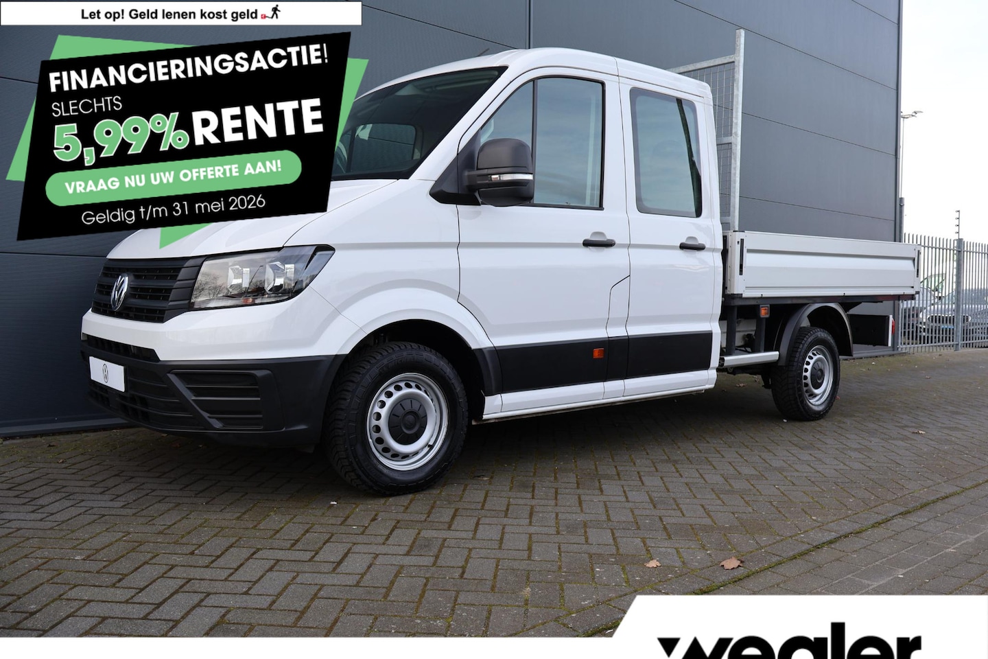 Volkswagen Crafter - 35 2.0 TDI L3 DC Trendline | 140 PK | Navigatiesysteem | Cruise control | Apple CarPlay / - AutoWereld.nl
