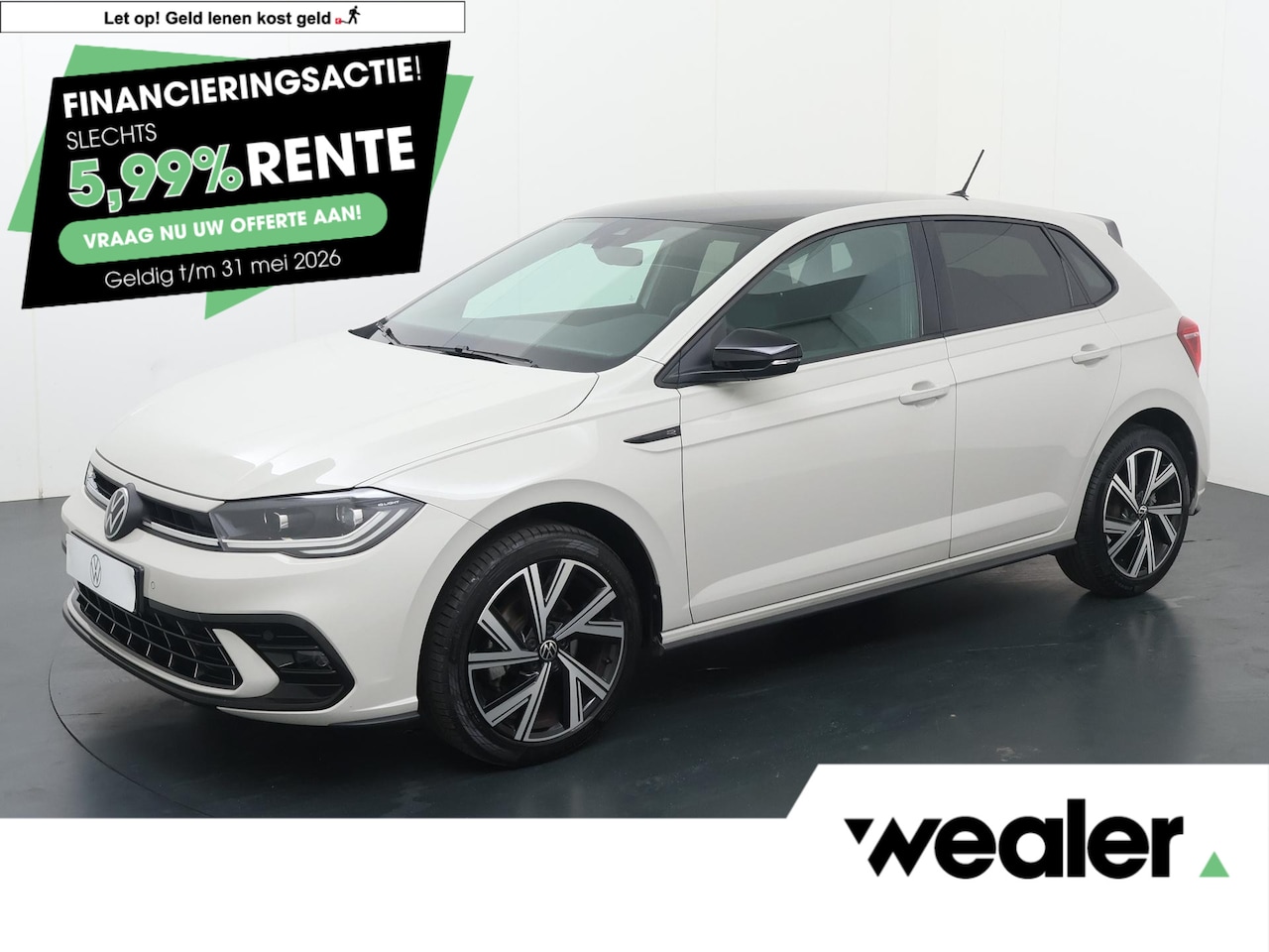 Volkswagen Polo - 1.0 TSI R-Line | 115 PK | Automaat | IQ.LIGHT matrix LED koplampen | Achteruitrijcamera | - AutoWereld.nl