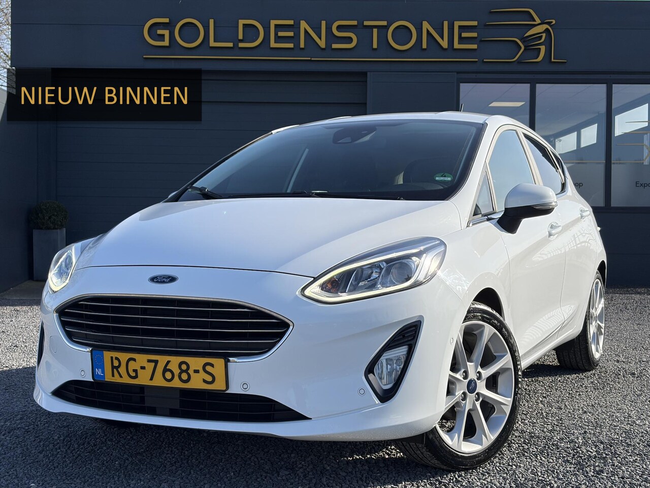 Ford Fiesta - 1.0 EcoBoost Titanium 2e Eigenaar,Camera,Trekhaak,Navi,Pdc V+A,Lm velgen,5 Deurs,N.A.P,102 - AutoWereld.nl
