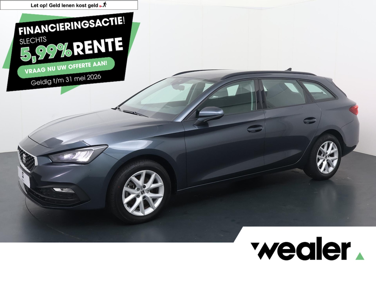 SEAT Leon Sportstourer - 1.0 TSI Reference | 90 PK | Cruise control | Led verlichting | Climate control | Apple Car - AutoWereld.nl