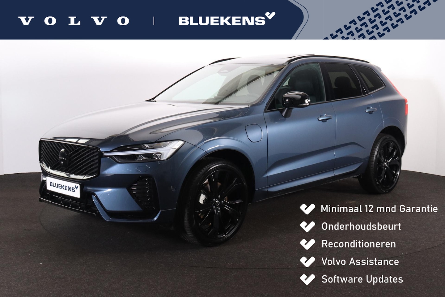 Volvo XC60 - T6 Recharge AWD Plus Black Edition - Panorama/schuifdak - IntelliSafe Assist & Surround - - AutoWereld.nl