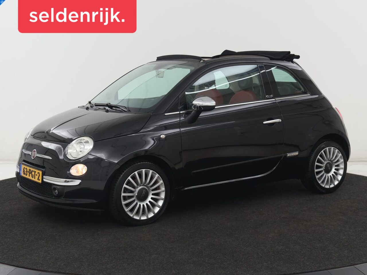 Fiat 500 C - 0.9 TwinAir Lounge | Leder | Xenon | Airco | PDC | Radio/USB | Vouwdak - AutoWereld.nl