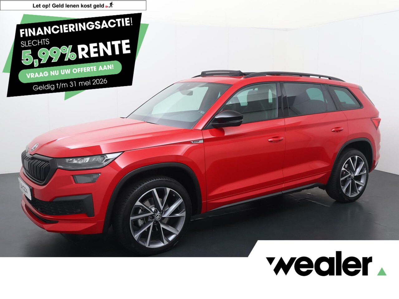 Skoda Kodiaq - 1.5 TSI Sportline Business | 150 PK | Automaat | Panoramadak | Virtual pedal achterklep | - AutoWereld.nl