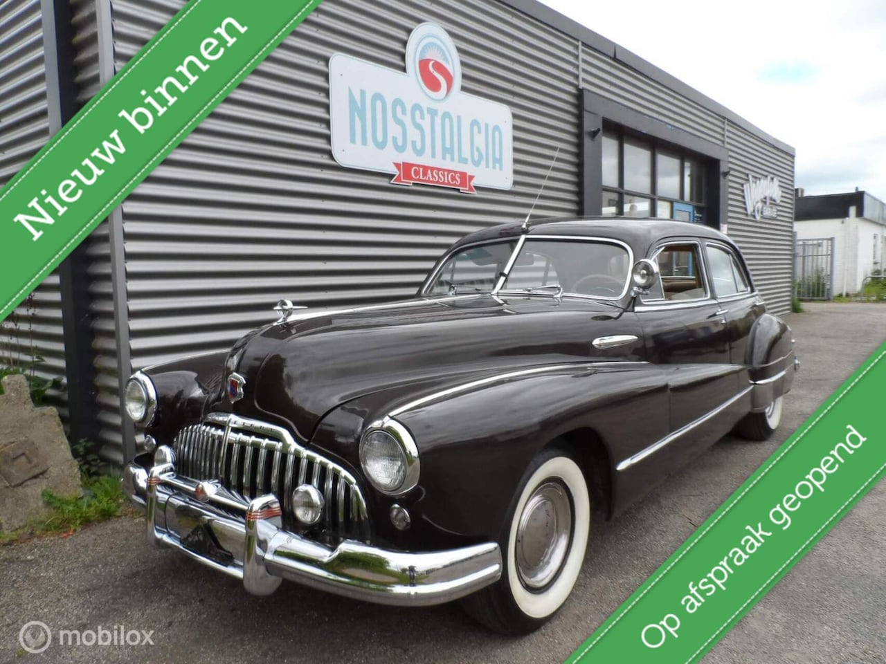 Buick Roadmaster - Straight Eight van 1946 met NL-kenteken - AutoWereld.nl