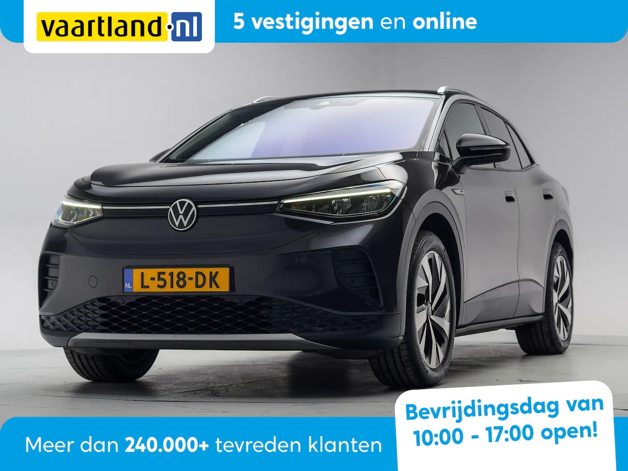Volkswagen ID.4 - Max 77 kWh 3-fase [ LED Navi Adapt.cruise Stoel-en stuurverwarming ] - AutoWereld.nl