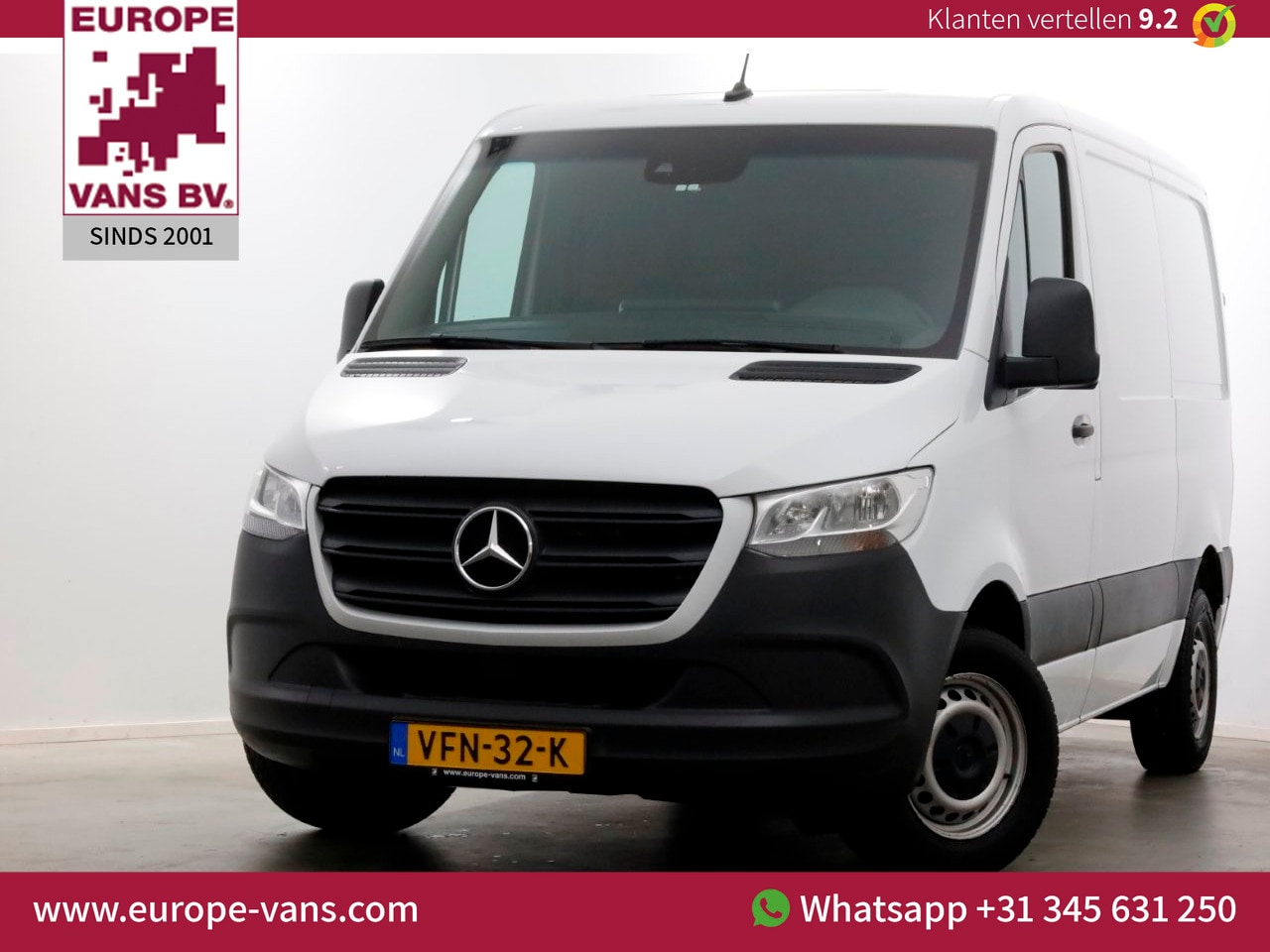 Mercedes-Benz Sprinter - 314 CDI 143pk 9G Automaat L1H1 Airco/Navi/Camera 03-2020 - AutoWereld.nl