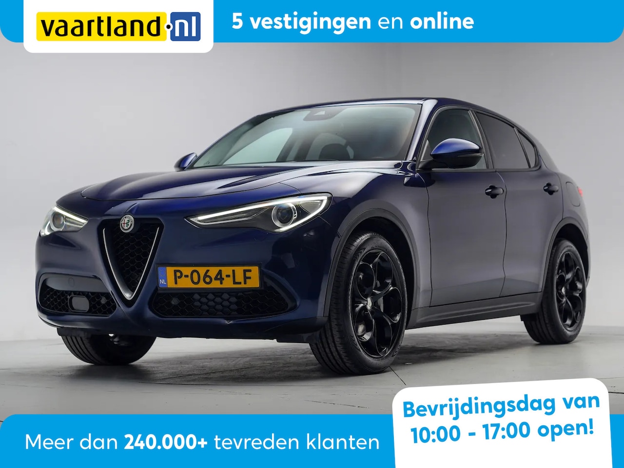 Alfa Romeo Stelvio - 2.0 T AWD 280pk Super Aut. [ Xenon Navi Half leder ] - AutoWereld.nl