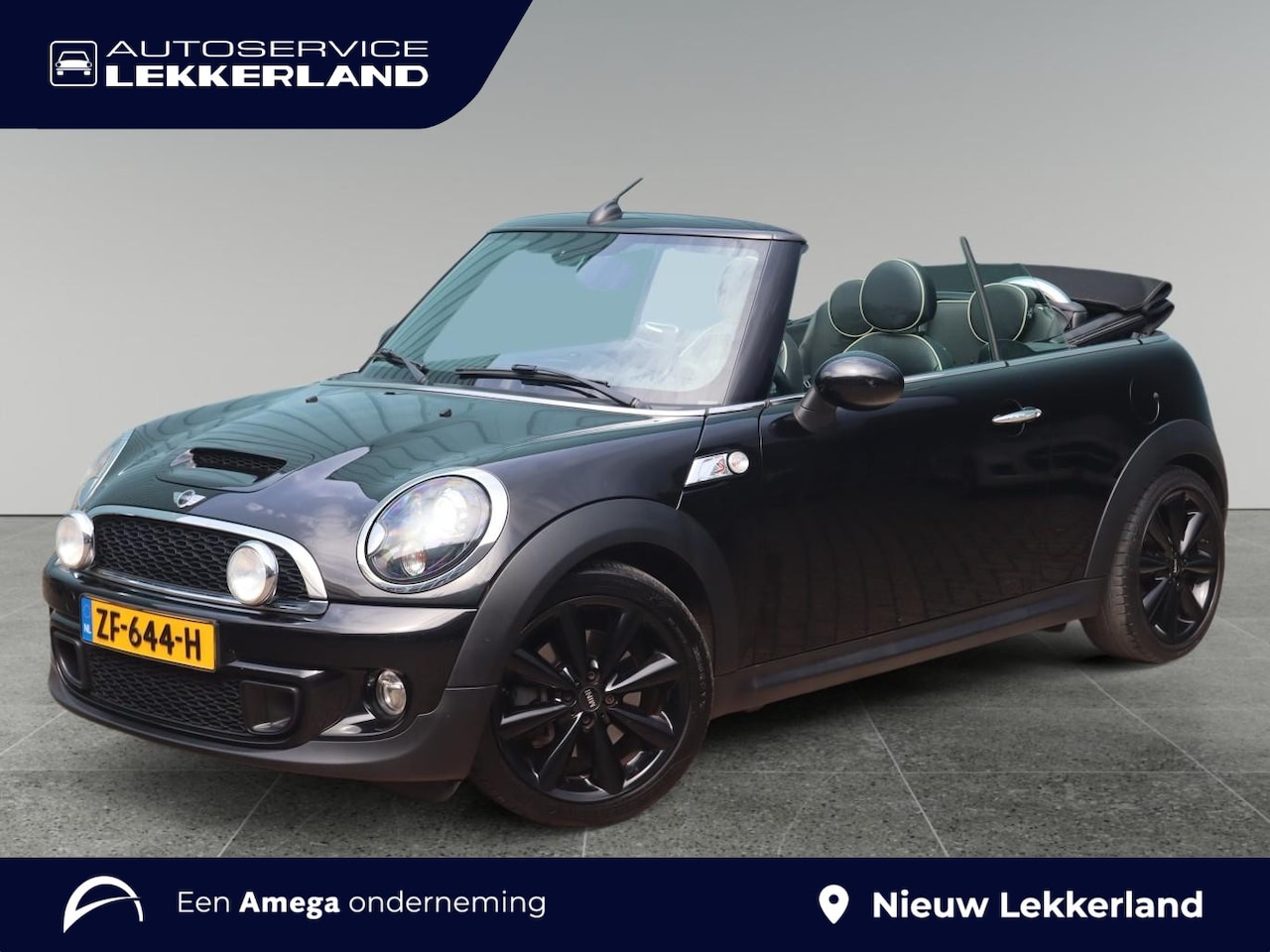 MINI Cabrio - Mini 1.6 Turbo 184Pk Cooper S | NAVI | LEDER | CLIMA | STOELVERW. | HARMAN KARDON | - AutoWereld.nl