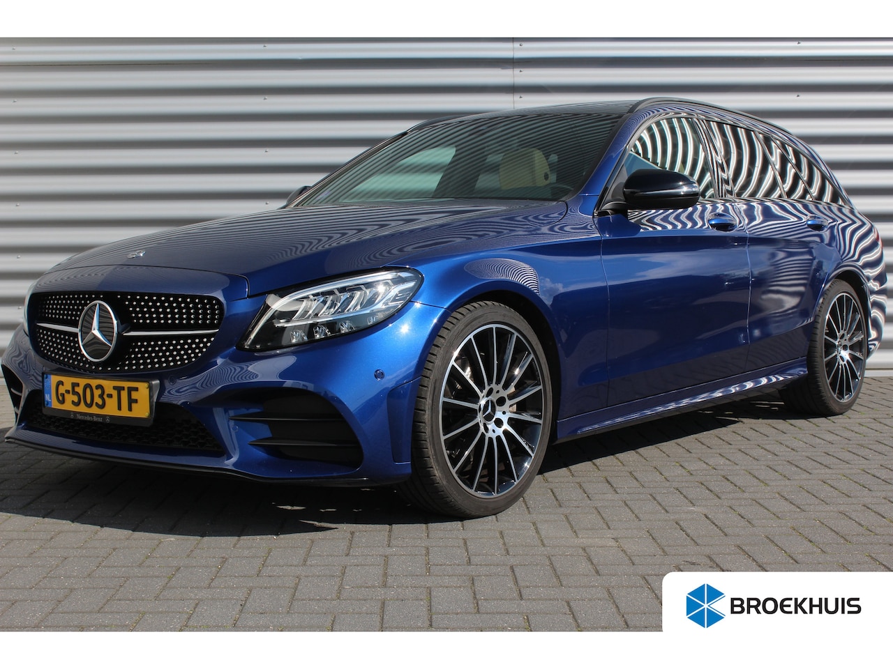 Mercedes-Benz C-klasse Estate - C160 130PK BUSINESS SOLUTION AMG AUTOMAAT / NAVI / LEDER / CLIMA / FULL-LED / PDC / 19" LM - AutoWereld.nl