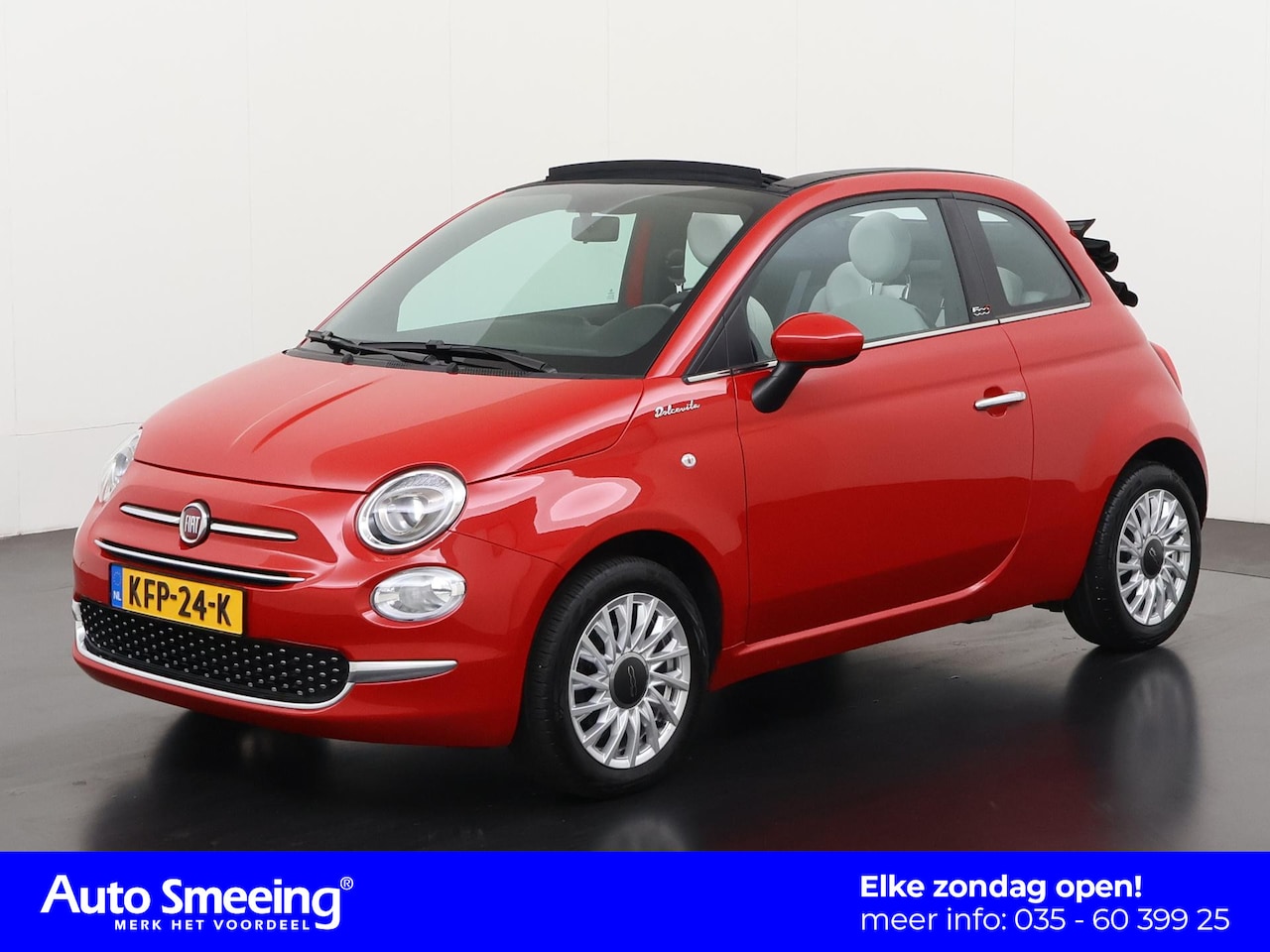 Fiat 500 C - 1.0 Hybrid Dolcevita | Digital Cockpit | Navigatie | Zondag Open! - AutoWereld.nl