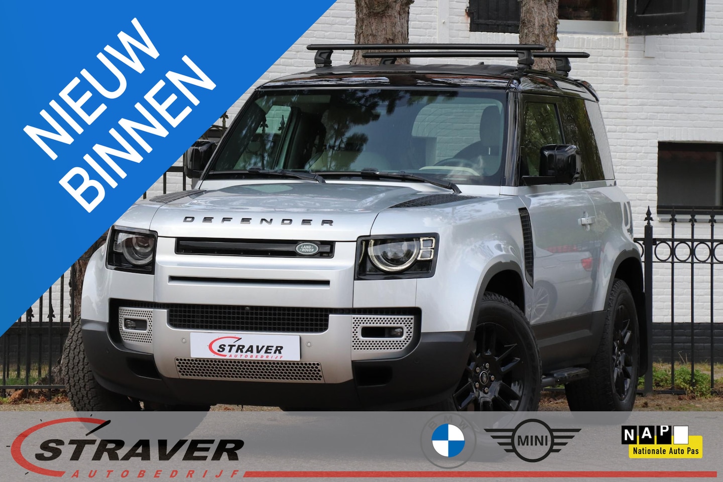 Land Rover Defender Hard Top - 3.0 D250 90 MHEV X-Dynamic SE |Laag tussenschot |Meridian - AutoWereld.nl