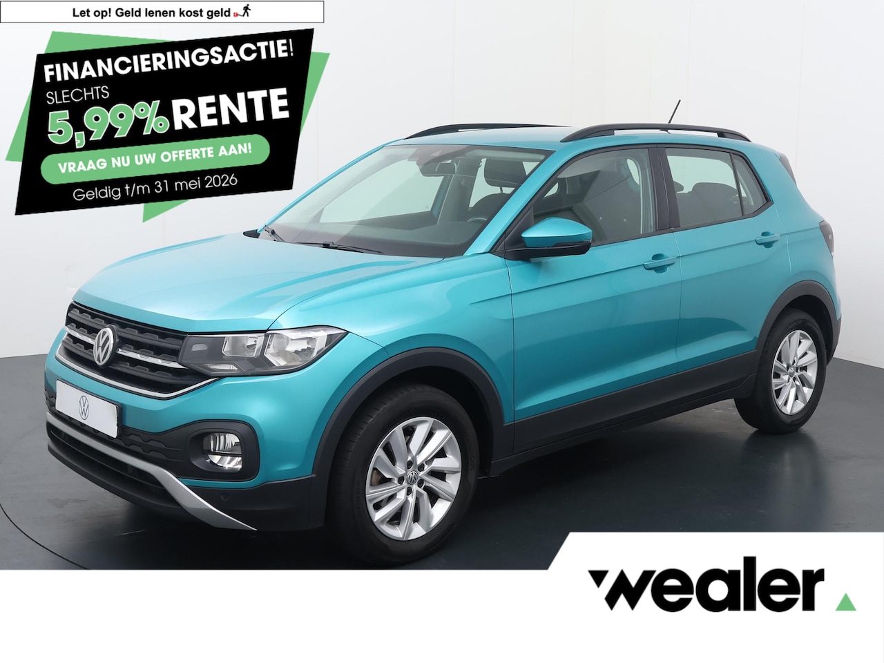 Volkswagen T-Cross - 1.0 TSI Life | 95 PK | Achteruitrijcamera | Climate control | Dodehoek detectie | Adaptive - AutoWereld.nl